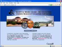 Canadian Museum of Civilization Web site