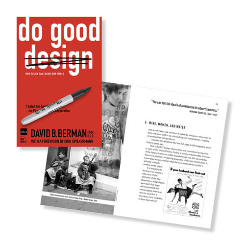 Do Good Design book cover and interior spread