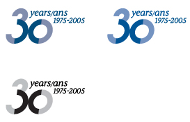 Inter Pares 30 years 1975-2005 logo