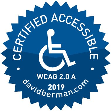 Certified Accessible 2019 badge