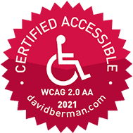 Certified Accessible Badges 2021 