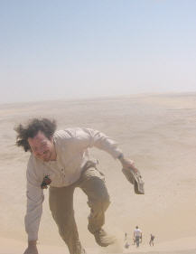 David Berman in the desert